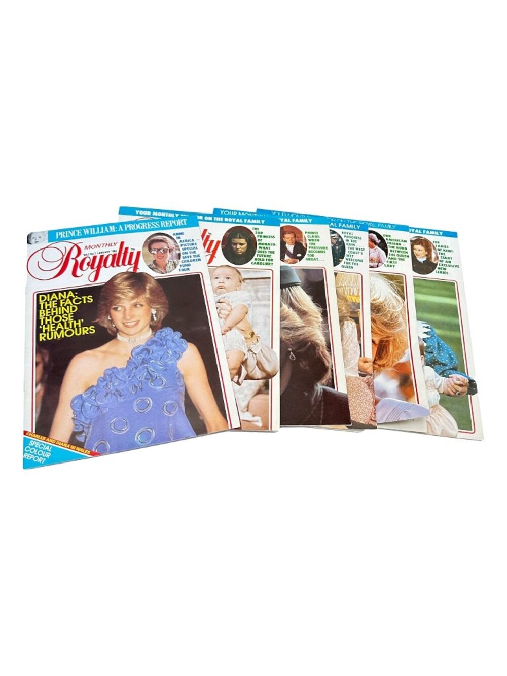 Vintage Royalty Magazine Princess Diana Lot 6 Charles William 1983
